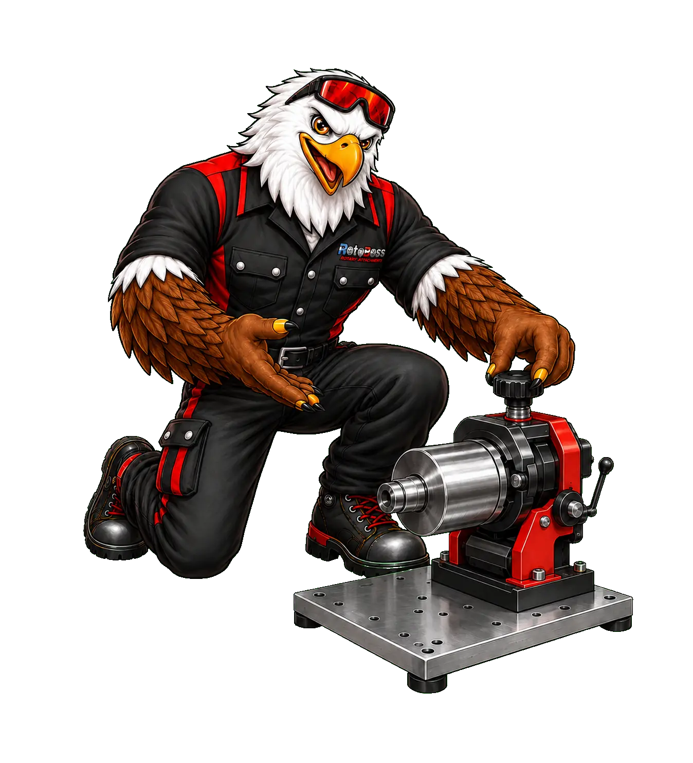 Axel demonstrating the BOOT rotary workflow