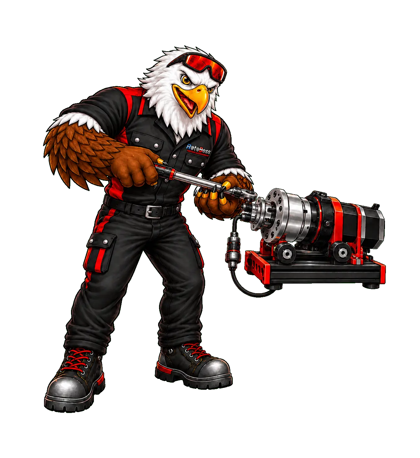 Axel demonstrating the MK-88 rotary workflow